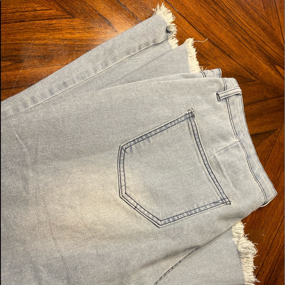 Light jean denim bell bottoms